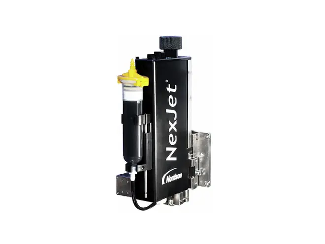 ریڈی سیٹ جیٹنگ کارٹریجز کے ساتھ ASYMTEK NexJet NJ-8 جیٹ ڈسپنسنگ سسٹم۔